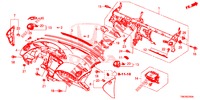 INSTRUMENT PANEL UPPER (LH) for Honda CIVIC TOURER DIESEL 1.6 EXECUTIVE 5 Doors 6 speed manual 2014