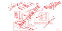 TOOLS/JACK  for Honda CIVIC TOURER DIESEL 1.6 EXECUTIVE 5 Doors 6 speed manual 2014