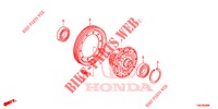 DIFFERENTIAL GEAR  for Honda CIVIC TOURER 1.8 COMFORT 5 Doors 6 speed manual 2014