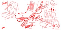 FRONT SEAT/SEATBELTS (D.) (1) for Honda CIVIC TOURER 1.8 COMFORT 5 Doors 6 speed manual 2014