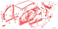 OUTER PANELS/REAR PANEL  for Honda CIVIC TOURER 1.8 COMFORT 5 Doors 6 speed manual 2014