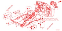 FLOOR MAT/INSULATOR  for Honda CIVIC TOURER 1.8 COMFORT 5 Doors 5 speed automatic 2014