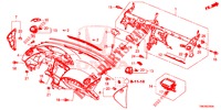 INSTRUMENT PANEL UPPER (LH) for Honda CIVIC TOURER 1.8 COMFORT 5 Doors 5 speed automatic 2014