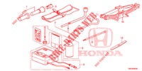 TOOLS/JACK  for Honda CIVIC TOURER 1.8 COMFORT 5 Doors 5 speed automatic 2014