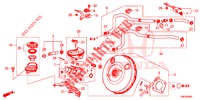 BRAKE MASTER CYLINDER/MAS TER POWER (1.8L) (LH) for Honda CIVIC TOURER 1.8 EXECUTIVE 5 Doors 6 speed manual 2014