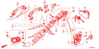 FRONT DOOR LOCKS/OUTER HA NDLE  for Honda CIVIC TOURER 1.8 EXECUTIVE 5 Doors 6 speed manual 2014