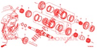 MAINSHAFT  for Honda CIVIC TOURER 1.8 EXECUTIVE 5 Doors 6 speed manual 2014