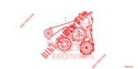 ALTERNATOR BELT for Honda CIVIC TOURER 1.8 EXECUTIVE 5 Doors 5 speed automatic 2014