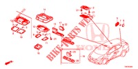 INTERIOR LIGHT  for Honda CIVIC TOURER 1.8 EXECUTIVE 5 Doors 5 speed automatic 2014