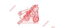 ALTERNATOR BELT for Honda CIVIC TOURER 1.8 LIFESTYLE 5 Doors 6 speed manual 2014