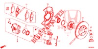FRONT BRAKE  for Honda CIVIC TOURER 1.8 LIFESTYLE 5 Doors 6 speed manual 2014