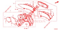 SPEEDOMETER  for Honda CIVIC TOURER 1.8 LIFESTYLE 5 Doors 6 speed manual 2014