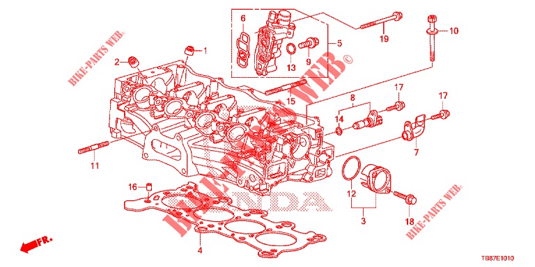 SPOOL VALVE/ OIL PRESSURE SENSOR  for Honda CIVIC TOURER 1.8 LIFESTYLE 5 Doors 6 speed manual 2014