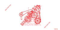 ALTERNATOR BELT for Honda CIVIC TOURER 1.8 LIFESTYLE 5 Doors 5 speed automatic 2014