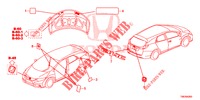 EMBLEMS/CAUTION LABELS  for Honda CIVIC TOURER 1.8 LIFESTYLE 5 Doors 5 speed automatic 2014