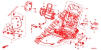 FRONT SEAT COMPONENTS (G.) (HAUTEUR MANUELLE) for Honda CIVIC TOURER 1.8 LIFESTYLE 5 Doors 5 speed automatic 2014