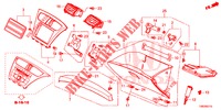 INSTRUMENT GARNISH (COTE DE PASSAGER) (LH) for Honda CIVIC TOURER 1.8 LIFESTYLE 5 Doors 5 speed automatic 2014