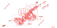 THROTTLE BODY ('84,'85)  for Honda CIVIC TOURER 1.8 LIFESTYLE 5 Doors 5 speed automatic 2014
