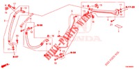 AIR CONDITIONER (FLEXIBLES/TUYAUX) (1.8L) (LH) for Honda CIVIC TOURER 1.8 EXECUTIVE 5 Doors 6 speed manual 2014