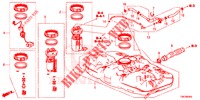 FUEL TANK  for Honda CIVIC TOURER 1.8 EXECUTIVE 5 Doors 6 speed manual 2014
