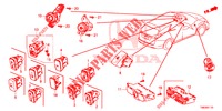 SWITCH (LH) for Honda CIVIC TOURER 1.8 EXECUTIVE 5 Doors 6 speed manual 2014