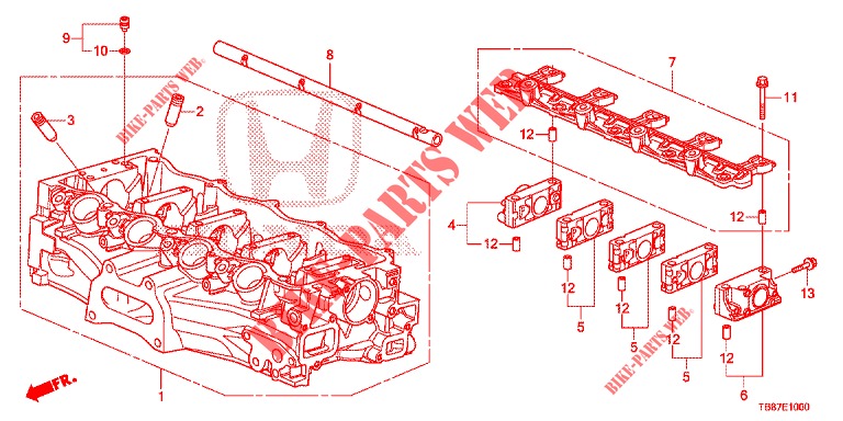 CYLINDER HEAD COVER  for Honda CIVIC TOURER 1.8 EXECUTIVE 5 Doors 6 speed manual 2014