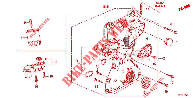 OIL PUMP (HMT)  for Honda CIVIC TOURER 1.8 EXECUTIVE 5 Doors 5 speed automatic 2014
