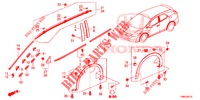 MOLDING/PROTECTOR  for Honda CIVIC TOURER DIESEL 1.6 COMFORT 5 Doors 6 speed manual 2015