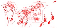 PEDAL (LH) for Honda CIVIC TOURER DIESEL 1.6 COMFORT 5 Doors 6 speed manual 2015