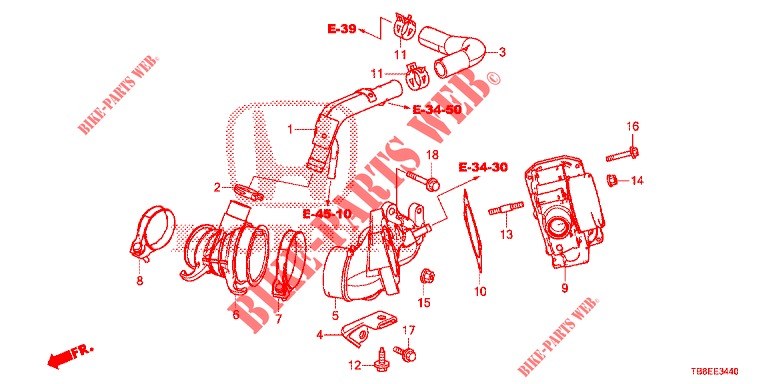 CONTROL VALVE INLET PRESSURE (DIESEL) for Honda CIVIC TOURER DIESEL 1.6 COMFORT 5 Doors 6 speed manual 2015