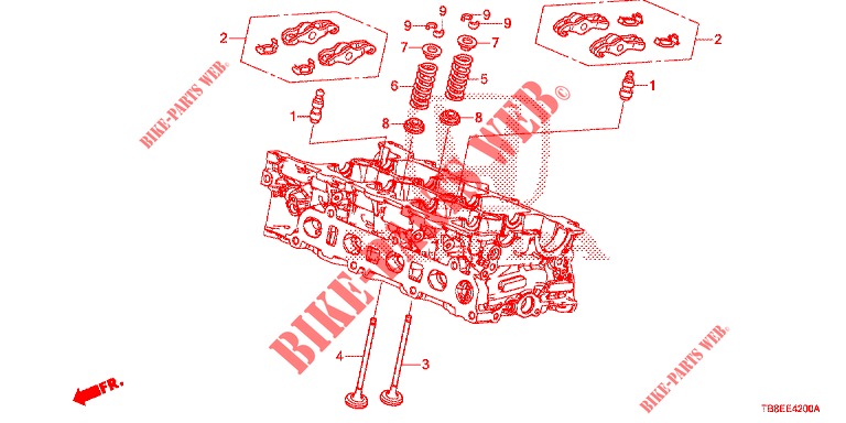 VALVE/ROCKER ARM (DIESEL) for Honda CIVIC TOURER DIESEL 1.6 COMFORT 5 Doors 6 speed manual 2015