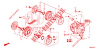 AIR CONDITIONER (COMPRESSEUR) (DIESEL) for Honda CIVIC TOURER DIESEL 1.6 EXECUTIVE 5 Doors 6 speed manual 2015
