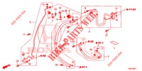 AIR CONDITIONER (FLEXIBLES/TUYAUX) (DIESEL) (LH) for Honda CIVIC TOURER DIESEL 1.6 EXECUTIVE 5 Doors 6 speed manual 2015