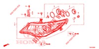 HEADLIGHT  for Honda CIVIC TOURER DIESEL 1.6 EXECUTIVE 5 Doors 6 speed manual 2015