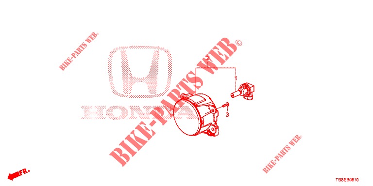 FOG LAMP  for Honda CIVIC TOURER DIESEL 1.6 EXECUTIVE 5 Doors 6 speed manual 2015