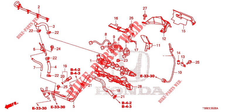 FUEL RAIL/HIGH PRESSURE P UMP (DIESEL) for Honda CIVIC TOURER DIESEL 1.6 EXECUTIVE 5 Doors 6 speed manual 2015