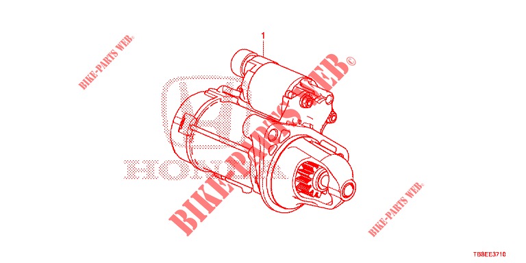STARTER MOTOR (DIESEL) (DENSO) for Honda CIVIC TOURER DIESEL 1.6 EXECUTIVE 5 Doors 6 speed manual 2015