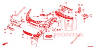 FRONT BUMPER  for Honda CIVIC TOURER DIESEL 1.6 EXECUTIVE 5 Doors 6 speed manual 2015