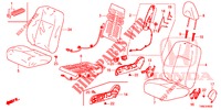 FRONT SEAT/SEATBELTS (D.) (1) for Honda CIVIC TOURER DIESEL 1.6 EXECUTIVE 5 Doors 6 speed manual 2015