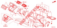 INSTRUMENT GARNISH (COTE DE PASSAGER) (LH) for Honda CIVIC TOURER DIESEL 1.6 EXECUTIVE 5 Doors 6 speed manual 2015