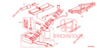 TOOLS/JACK  for Honda CIVIC TOURER DIESEL 1.6 EXECUTIVE 5 Doors 6 speed manual 2015