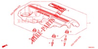 ENGINE COVER (DIESEL) for Honda CIVIC TOURER DIESEL 1.6 LIFSTYLE 5 Doors 6 speed manual 2015