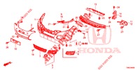 FRONT BUMPER  for Honda CIVIC TOURER DIESEL 1.6 LIFSTYLE 5 Doors 6 speed manual 2015