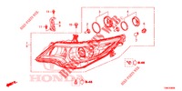 HEADLIGHT  for Honda CIVIC TOURER DIESEL 1.6 LIFSTYLE 5 Doors 6 speed manual 2015