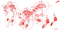 PEDAL (LH) for Honda CIVIC TOURER DIESEL 1.6 LIFSTYLE 5 Doors 6 speed manual 2015