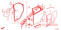 REAR DOOR PANELS (4D)  for Honda CIVIC TOURER DIESEL 1.6 LIFSTYLE 5 Doors 6 speed manual 2015