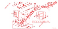 TOOLS/JACK  for Honda CIVIC TOURER DIESEL 1.6 LIFSTYLE 5 Doors 6 speed manual 2015