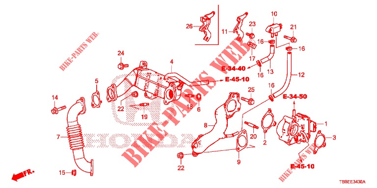 LOW PRESSURE VALVE (DIESEL) for Honda CIVIC TOURER DIESEL 1.6 LIFSTYLE 5 Doors 6 speed manual 2015