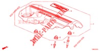ENGINE COVER (DIESEL) for Honda CIVIC TOURER DIESEL 1.6 S 5 Doors 6 speed manual 2015
