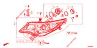 HEADLIGHT  for Honda CIVIC TOURER DIESEL 1.6 S 5 Doors 6 speed manual 2015